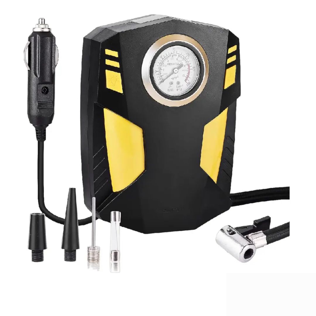 Inflador De Cauchos Compresor Aire Portatil Bomba Moto Carro