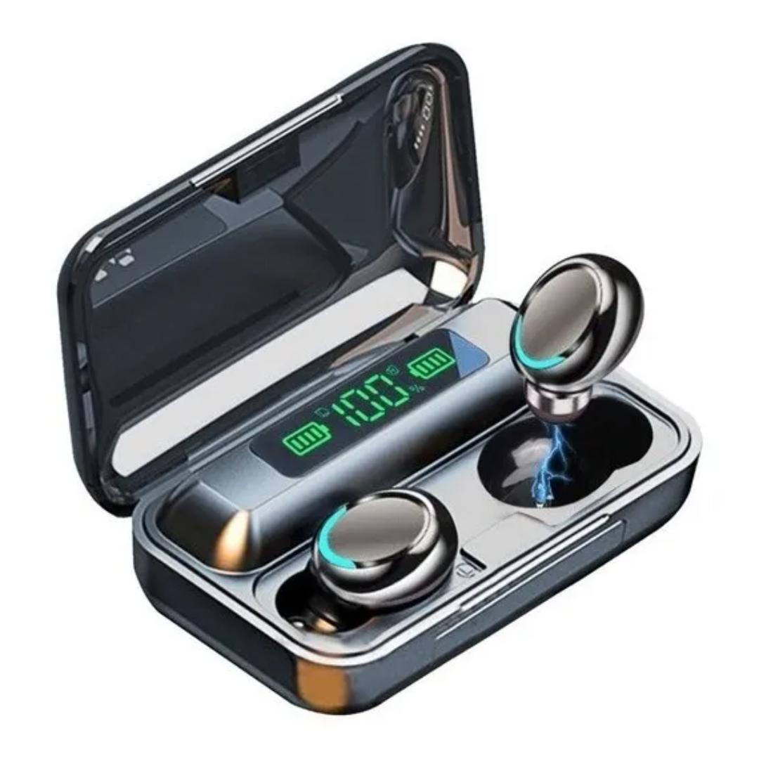 Audífonos F9 Inalámbricos Bluetooth 5.0 Powerbank Increibles