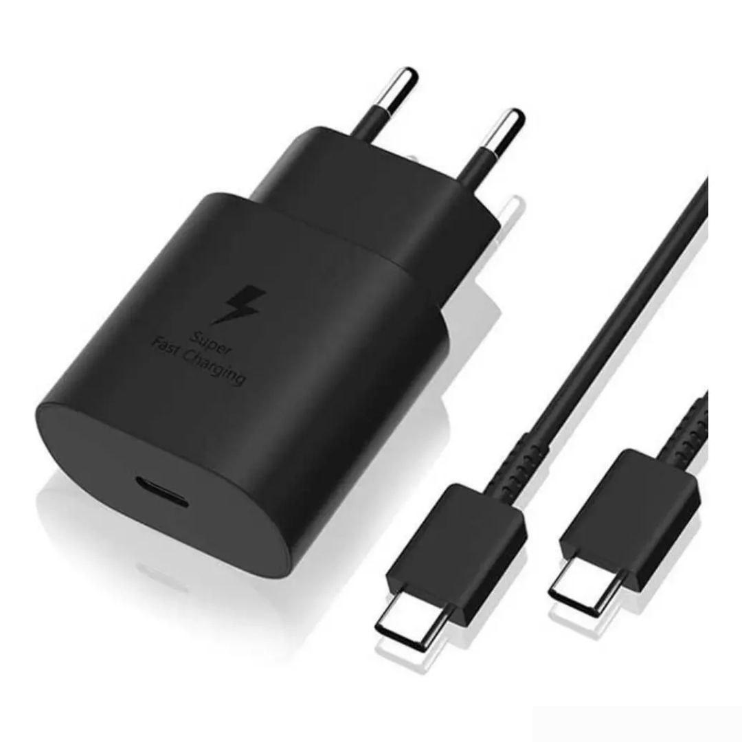 Cargador Samsung Carga Rapida 25w Travel Adapter Tipo-c 3a