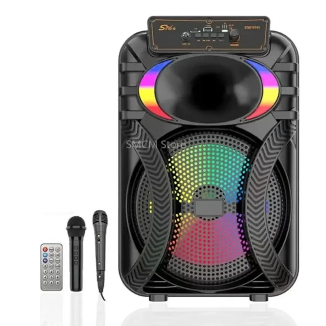 Corneta 10 Pulgadas Microfono Portatil Recargable Bluetooth