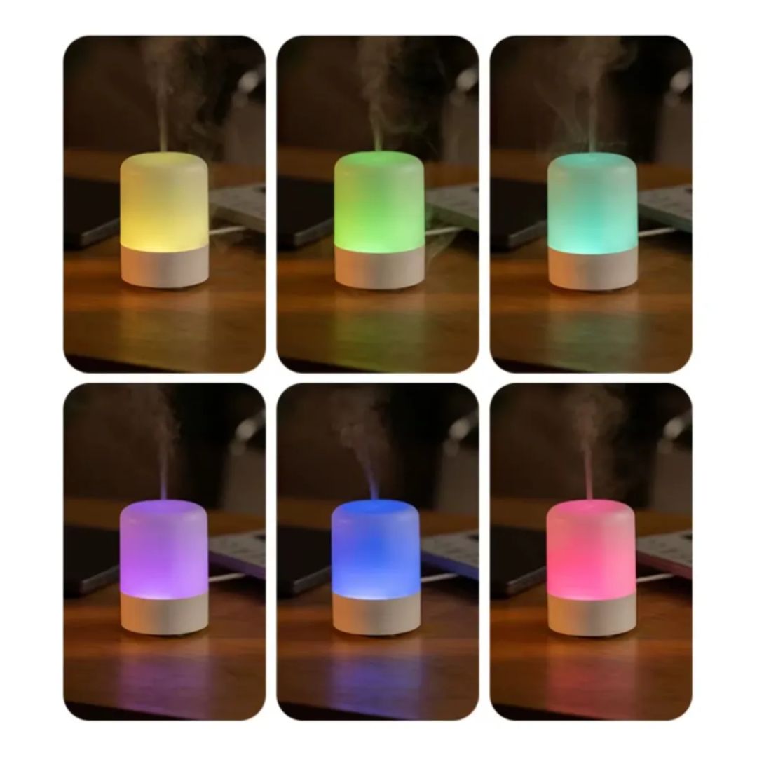 Humidificador Linterna 120ml Rgb Difusor Con Esencia Regalo