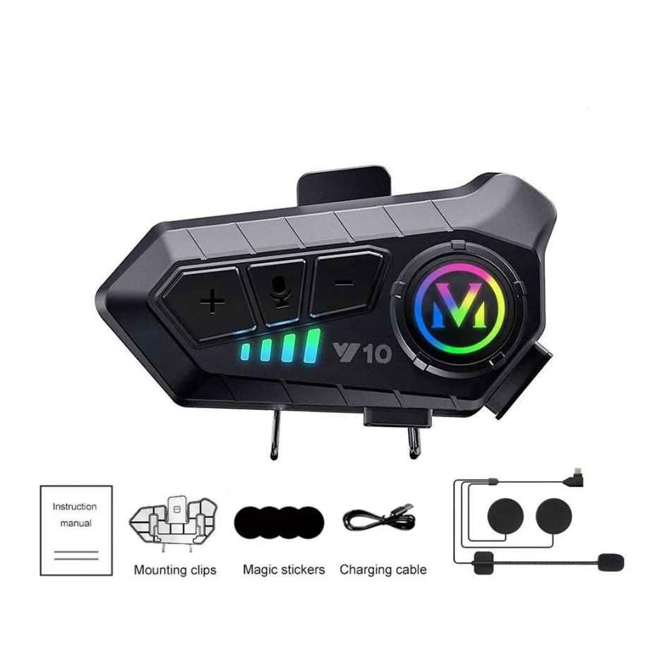 Audifonos Inalambrico Intercomunicador Casco Moto Bluetooth