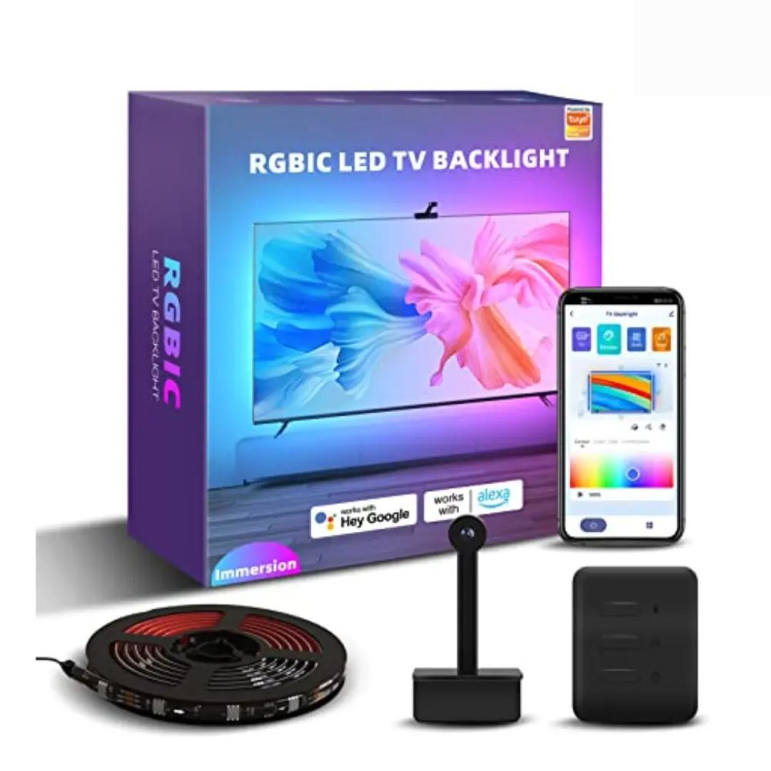 Tira De Luces Led Inteligente Para Tv Rgb Sensor Camara App