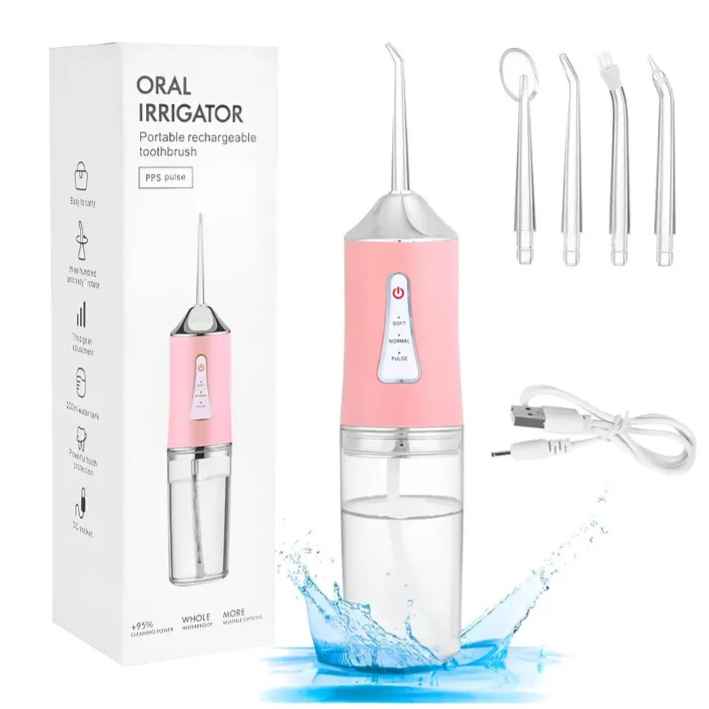 Irrigador Bucal Limpiador Portatil Dental Ortodoncia Con Usb