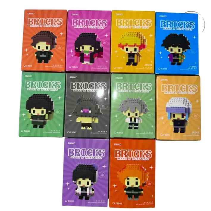 Bloques Mini Lego Bricks Armable Coleccion Demons Slayer