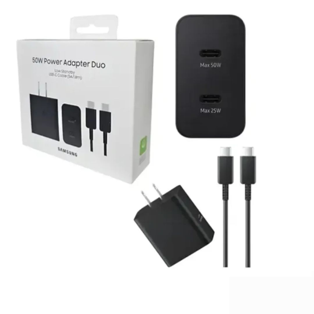 Cargador Completo Samsung Original 50w Carga Rapida Tipo C