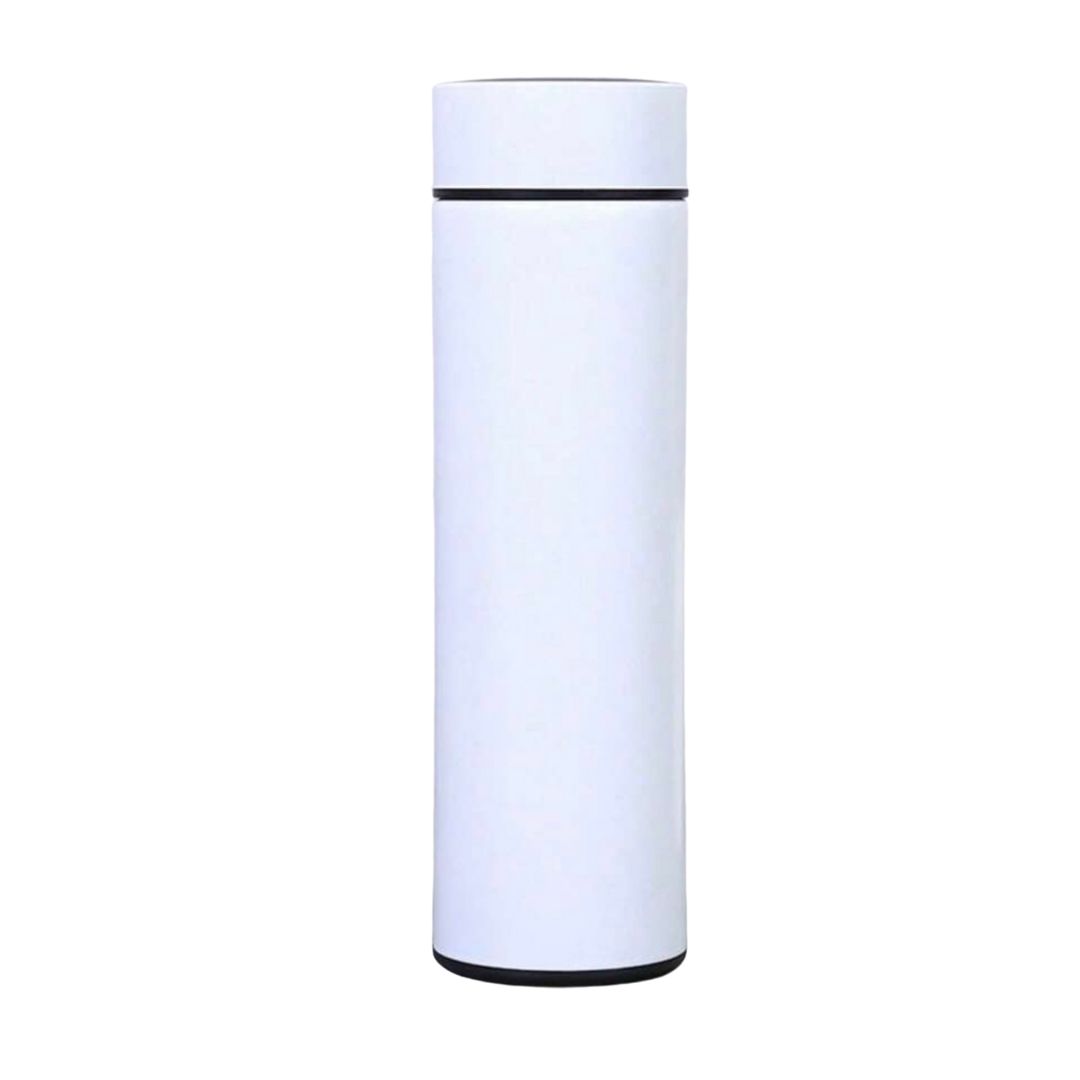 Termos Para Bebida Caliente o Fría De Acero Inoxidable 500 ml Blanco