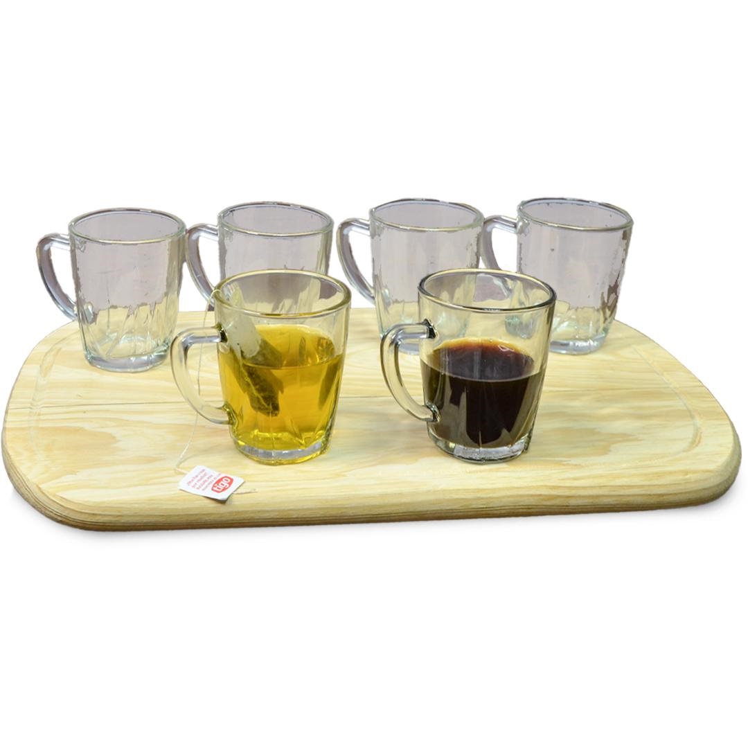 SET DE 6 MUG DE VIDRIO SUJOYA