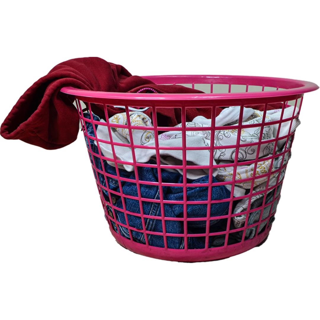 CESTA DE LAVANDERÍA REDONDA