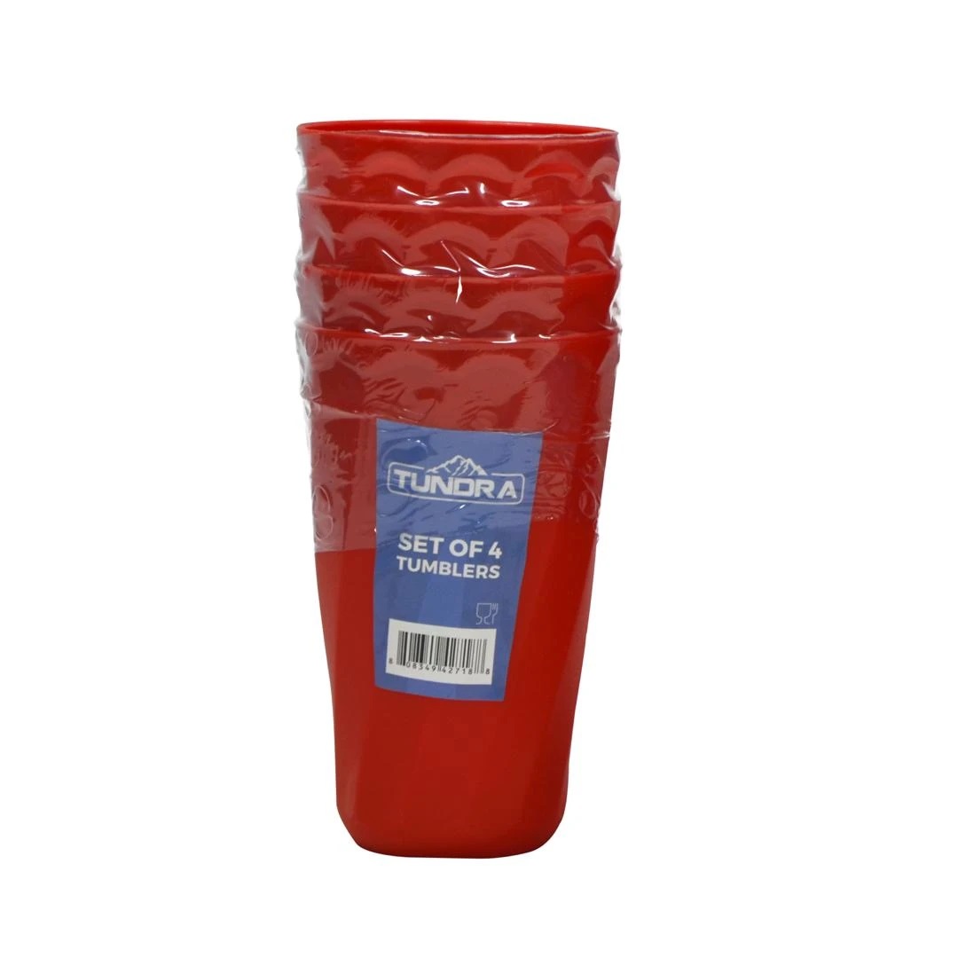 SET DE 4 VASOS PLÁSTICOS TUNDRA - Vista 3