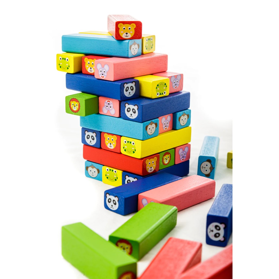 Torre de Equilibrio y Jenga – Juego Familiar 2 en 1 - Vista 6