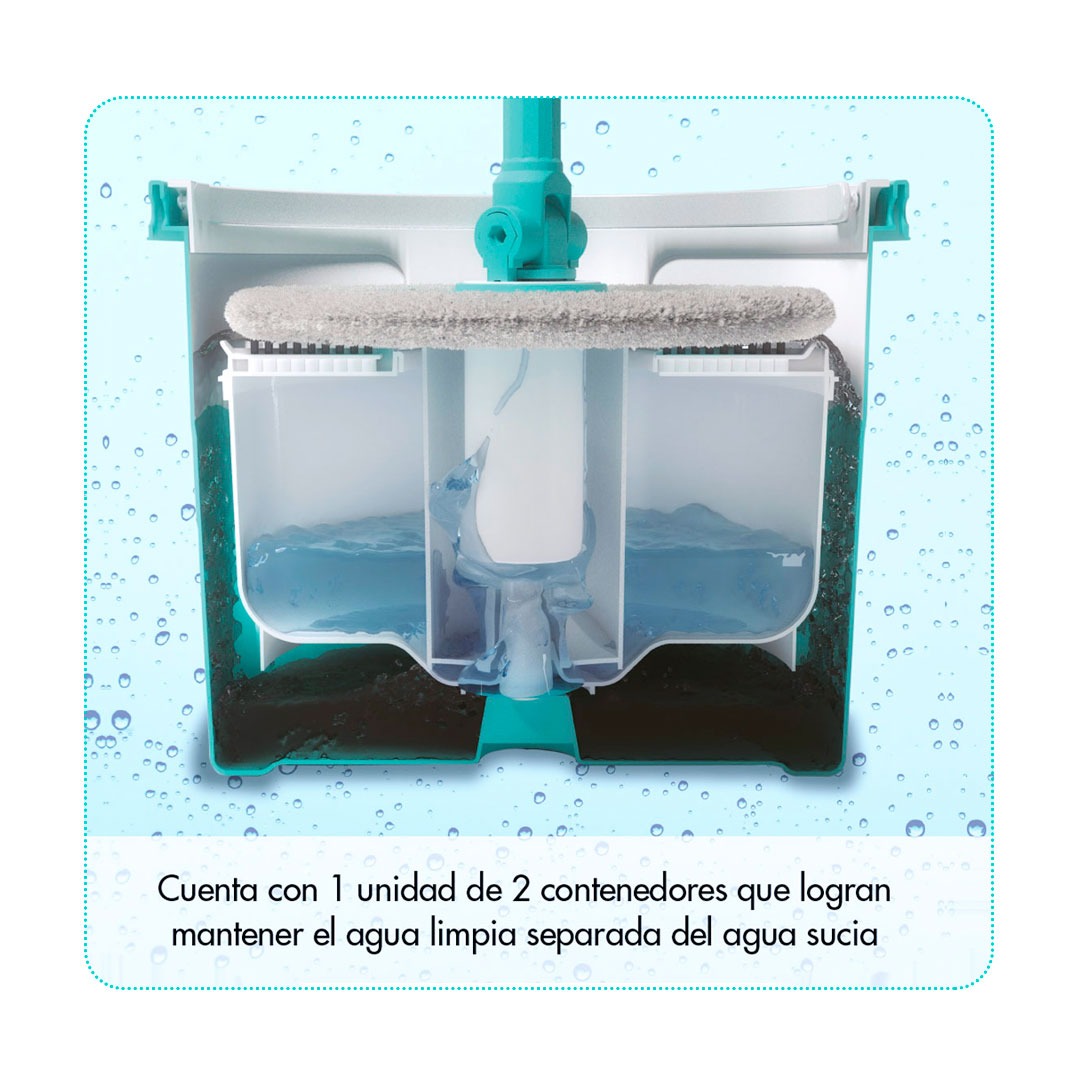 Suelos Brillantes Sin Esfuerzo Tu Hogar Limpio Es Tu Felicidad Amazing Clear Mop - Vista 3