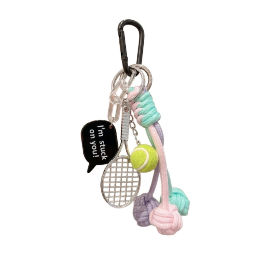 Charm raquetas de tennis “Im stuck on you”