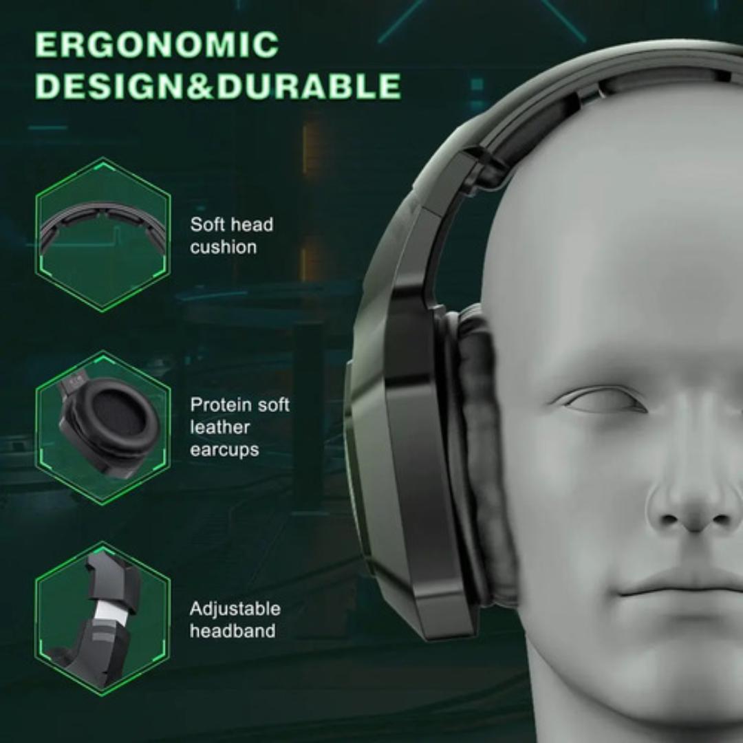 Audífono Gamer Inalámbrico Micrófono Bluetooth Recargable - Vista 9