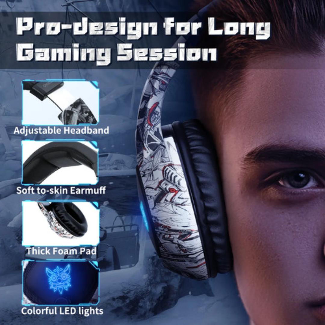 Audífono Gamer Rgb Con Audifono Y Splitter K9 - Vista 5