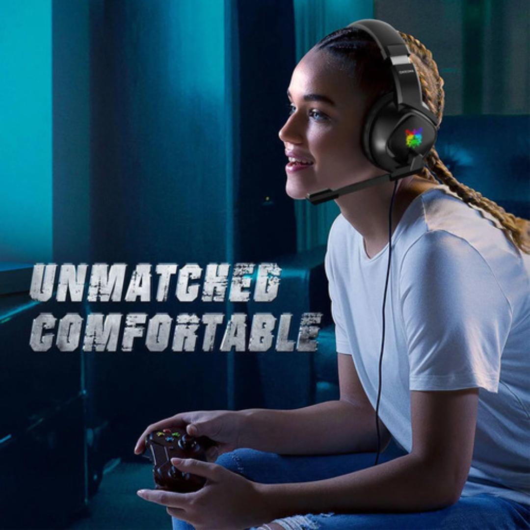 Audífono Gamer Rgb Con Audifono Y Splitter K9 - Vista 3