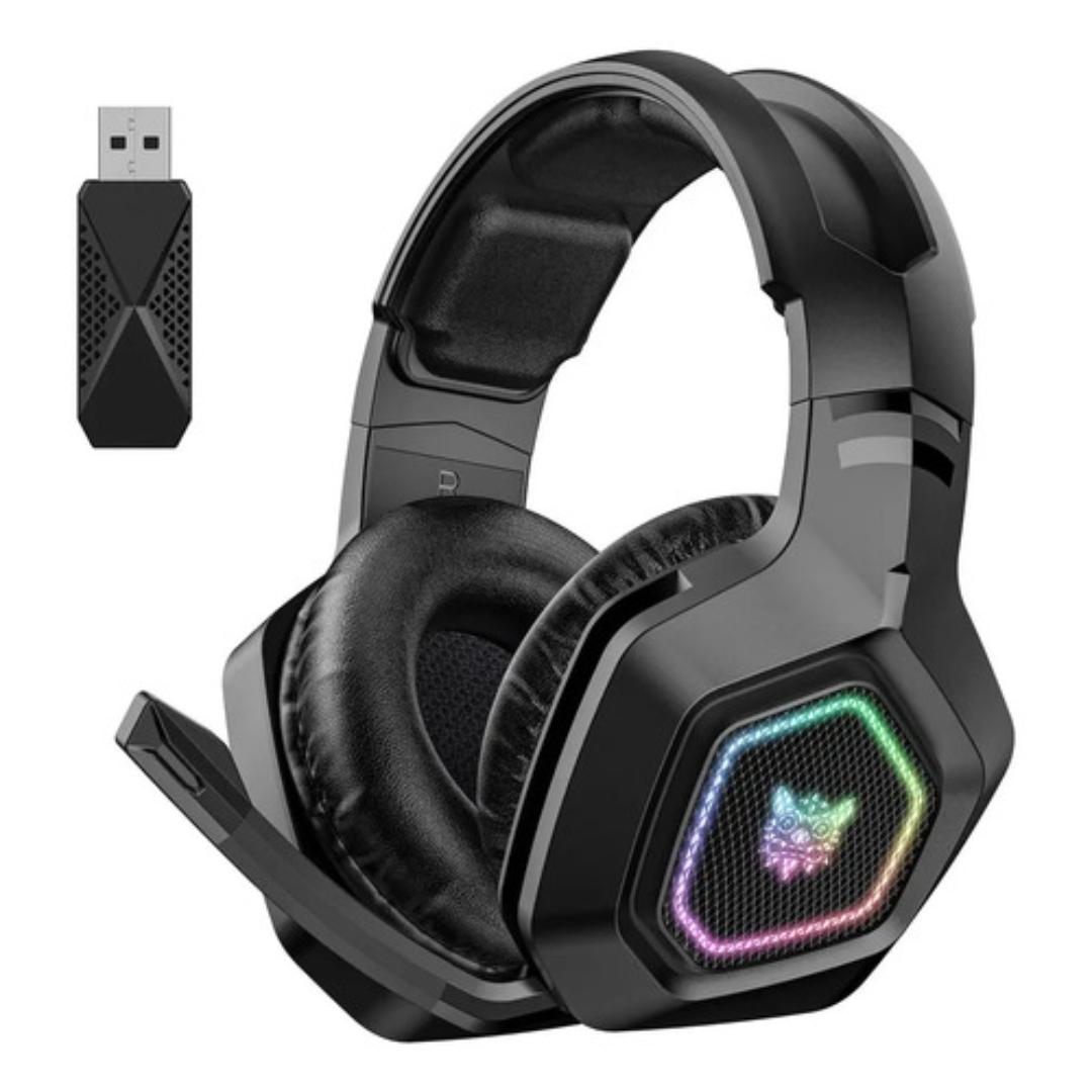 Audífono Gamer Inalámbrico Micrófono Bluetooth Recargable