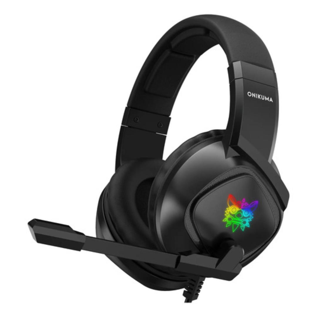 Audífono Gamer Rgb Con Audifono Y Splitter K9
