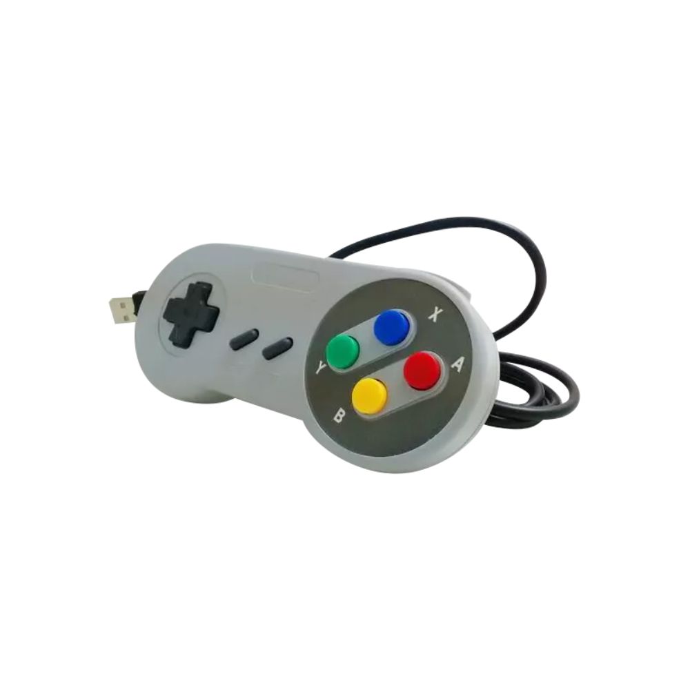 Control Super Nintendo Usb Gris Sin Caja