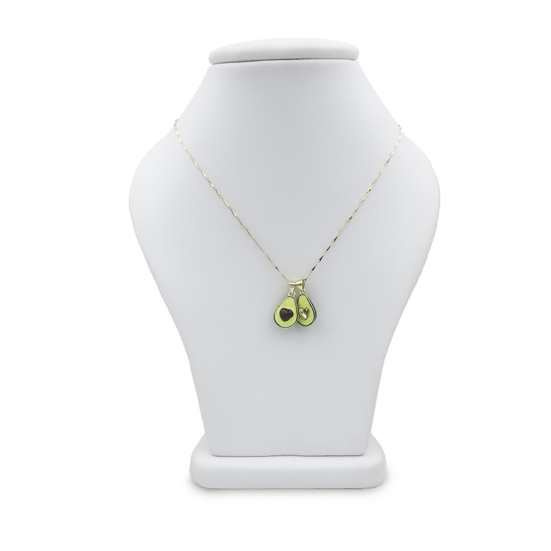 Collar de pareja modelo Aguacate