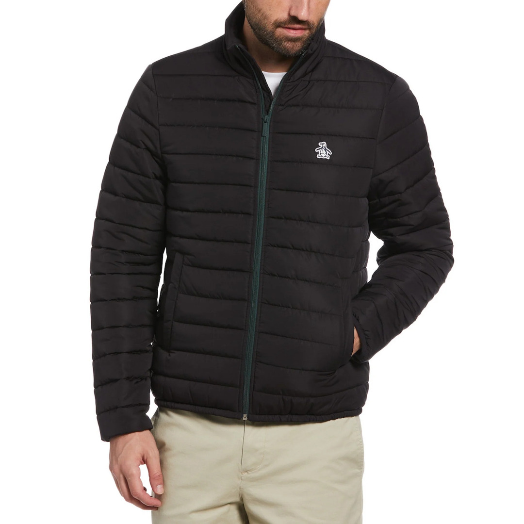 Chaqueta Bomber Original Penguin Negro-M