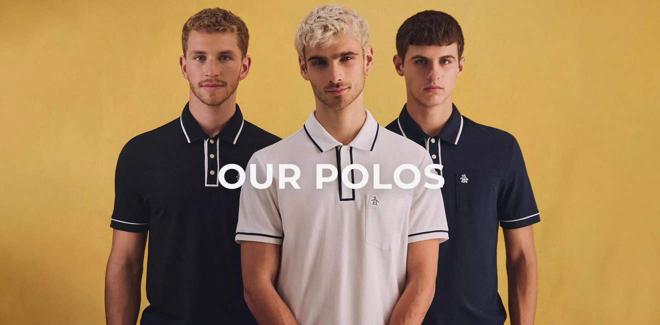 Polo Blanca con Detalles Negro Original Penguin - Vista 2