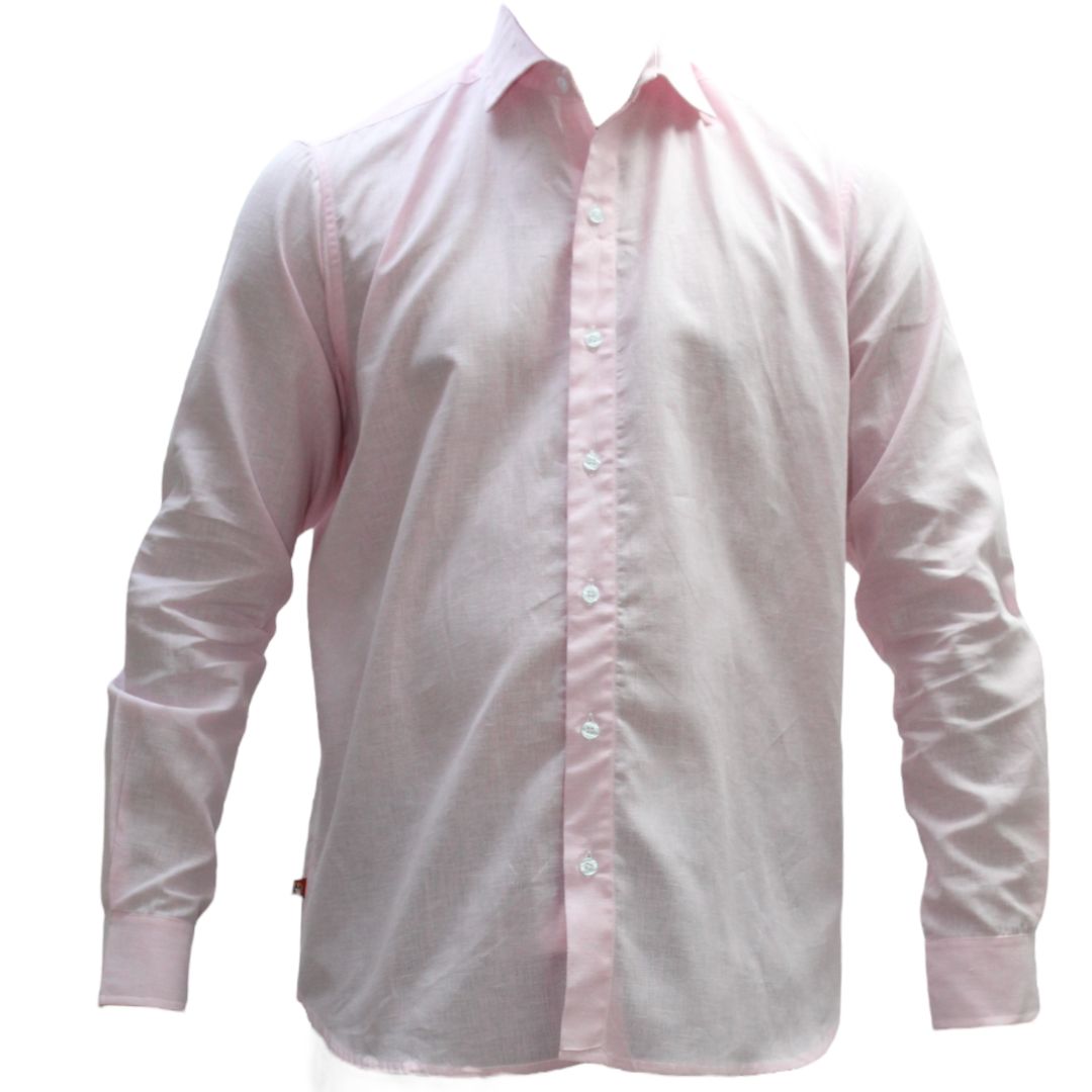 Camisa Cab M/L Unicolor Lino Usa Jeans Wear