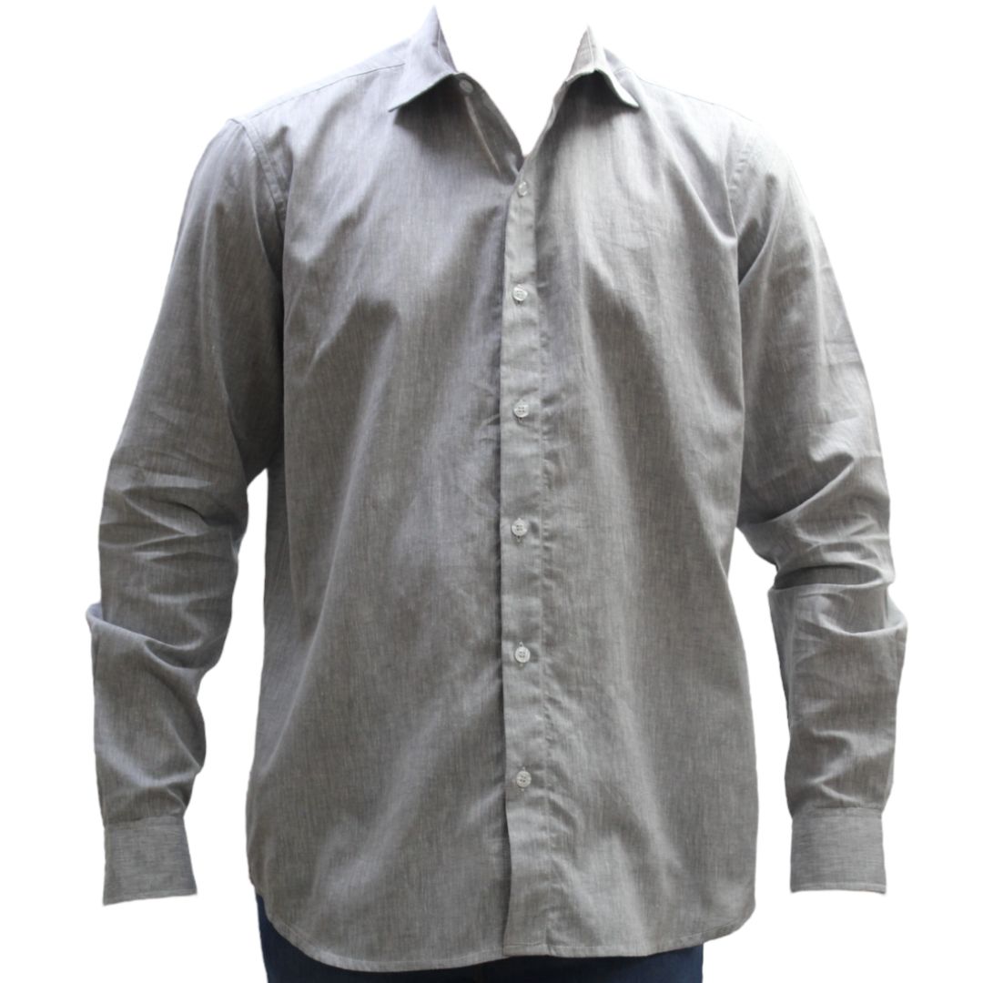 Camisa Cab M/L Unicolor Lino Usa Jeans Wear