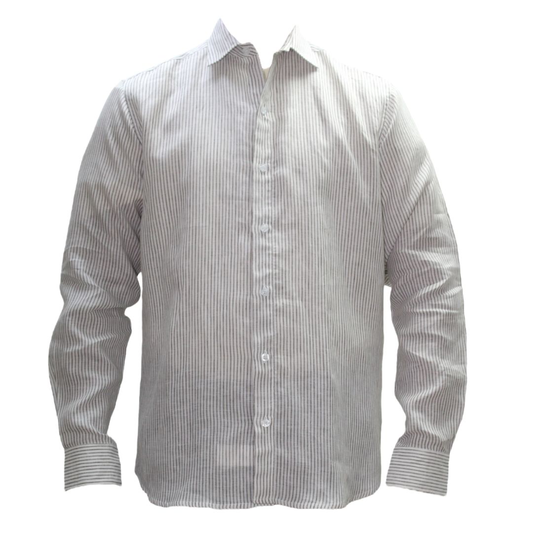 Camisa Cab M/L Unicolor Lino Usa Jeans Wear