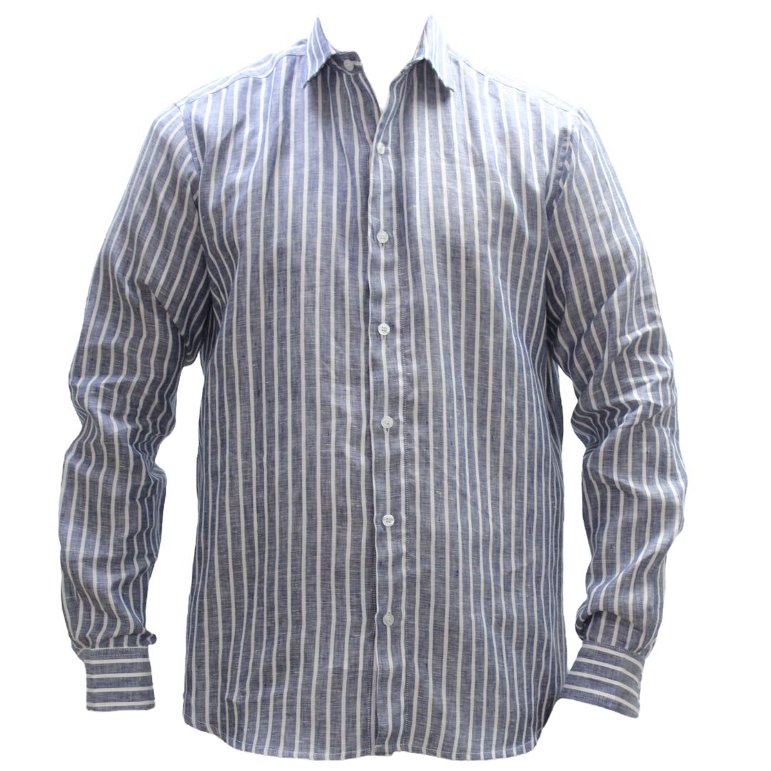 Camisa Cab M/L Unicolor Lino Usa Jeans Wear