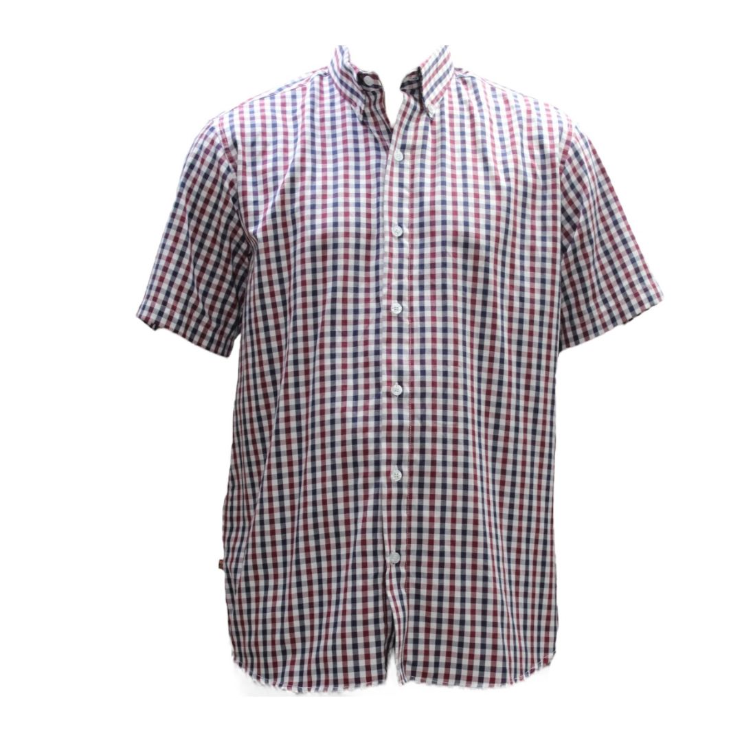 Camisa Caballero M/C Pinta Classica Cuadro Usa Jeans Wear