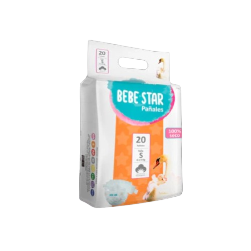 Pañales Bebe Star para bebé talla S