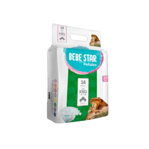 Pañales Bebe Star para bebé talla XXG
